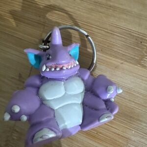 Vintage Pokémon Nidoking Keychain Burger King 1999